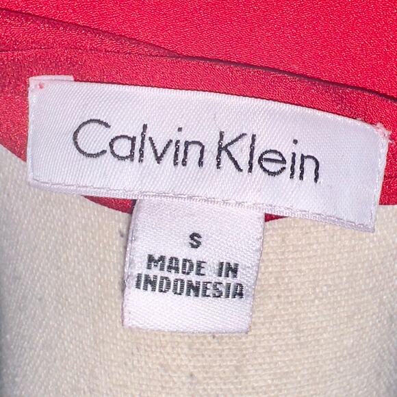 Calvin Klein Red Blouse - Picture 6 of 7